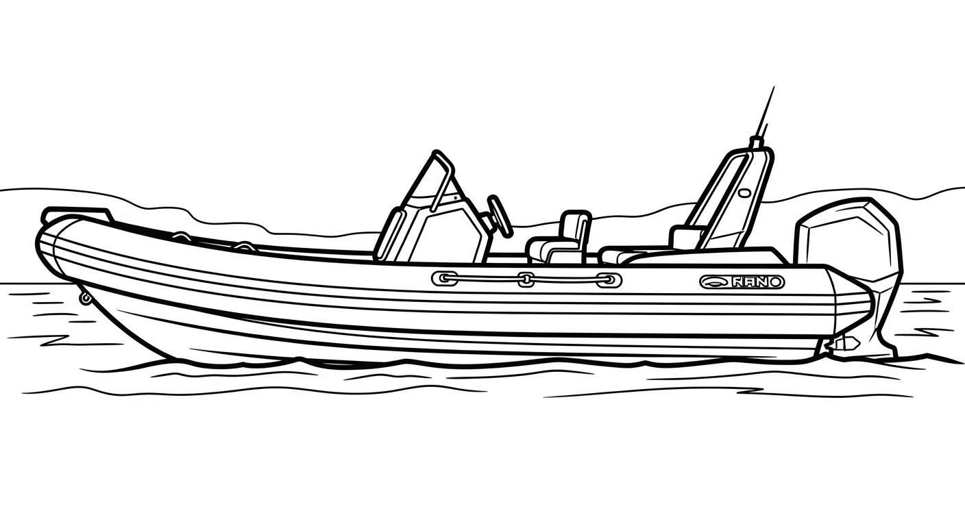 tải hình tô màu ca nô cho bé 5 tuổi 1