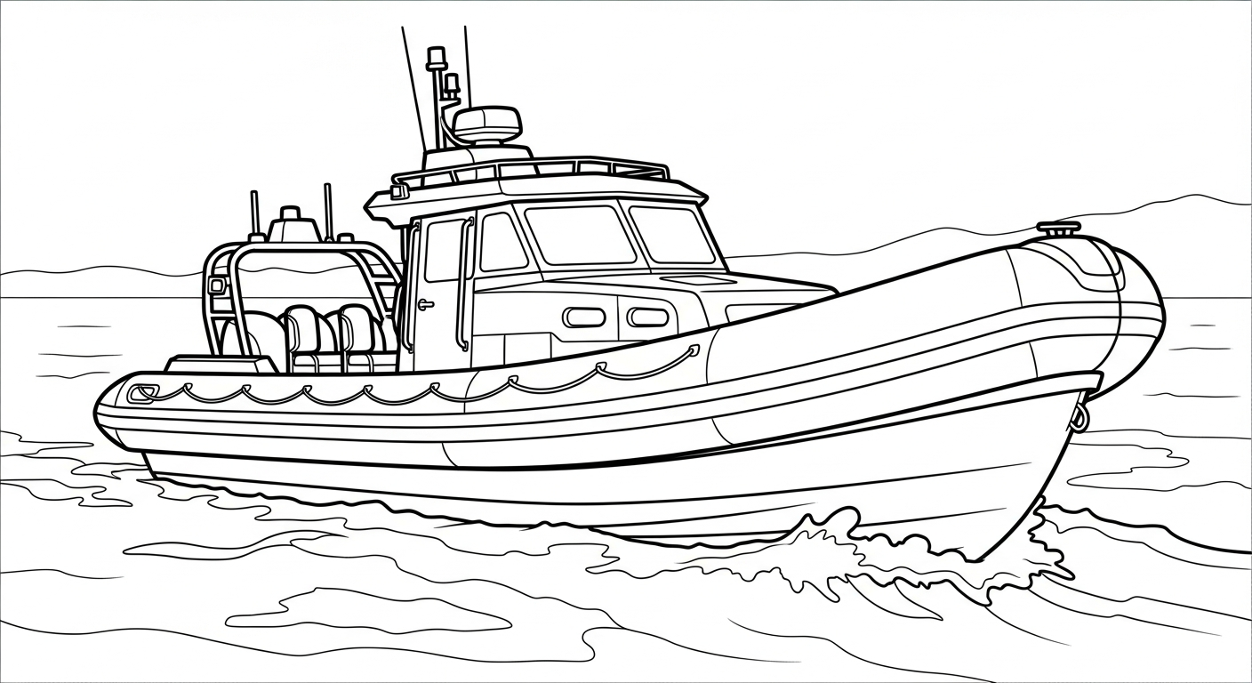 tải file hình tô màu ca nô