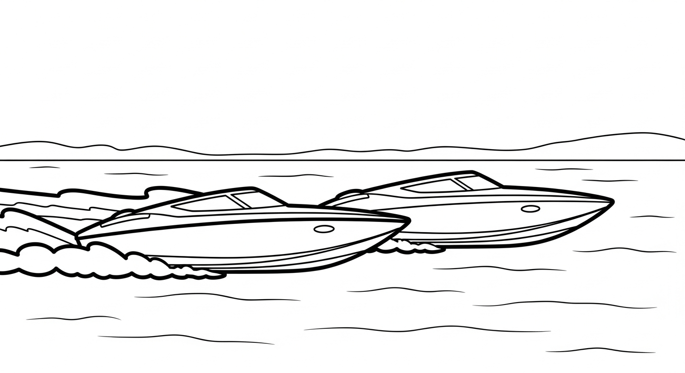 tải hình tô màu ca nô không mất tiền