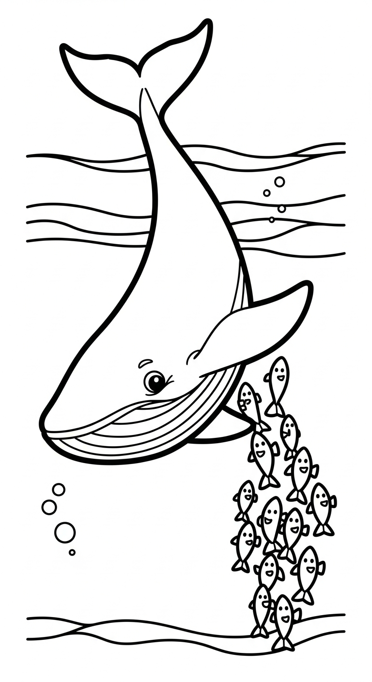 tải tranh tô màu cá voi pdf