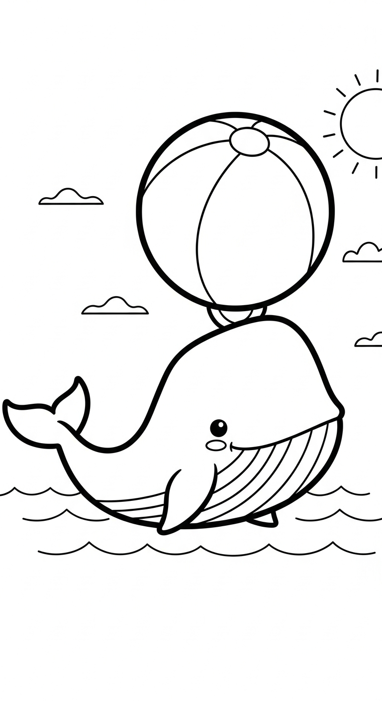 tải file hình tô màu cá voi