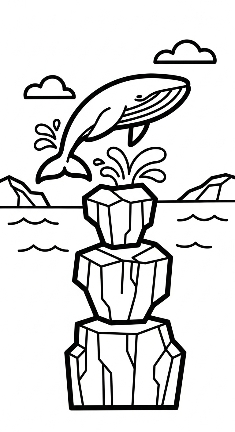 download tranh tô màu cá voi miễn phí