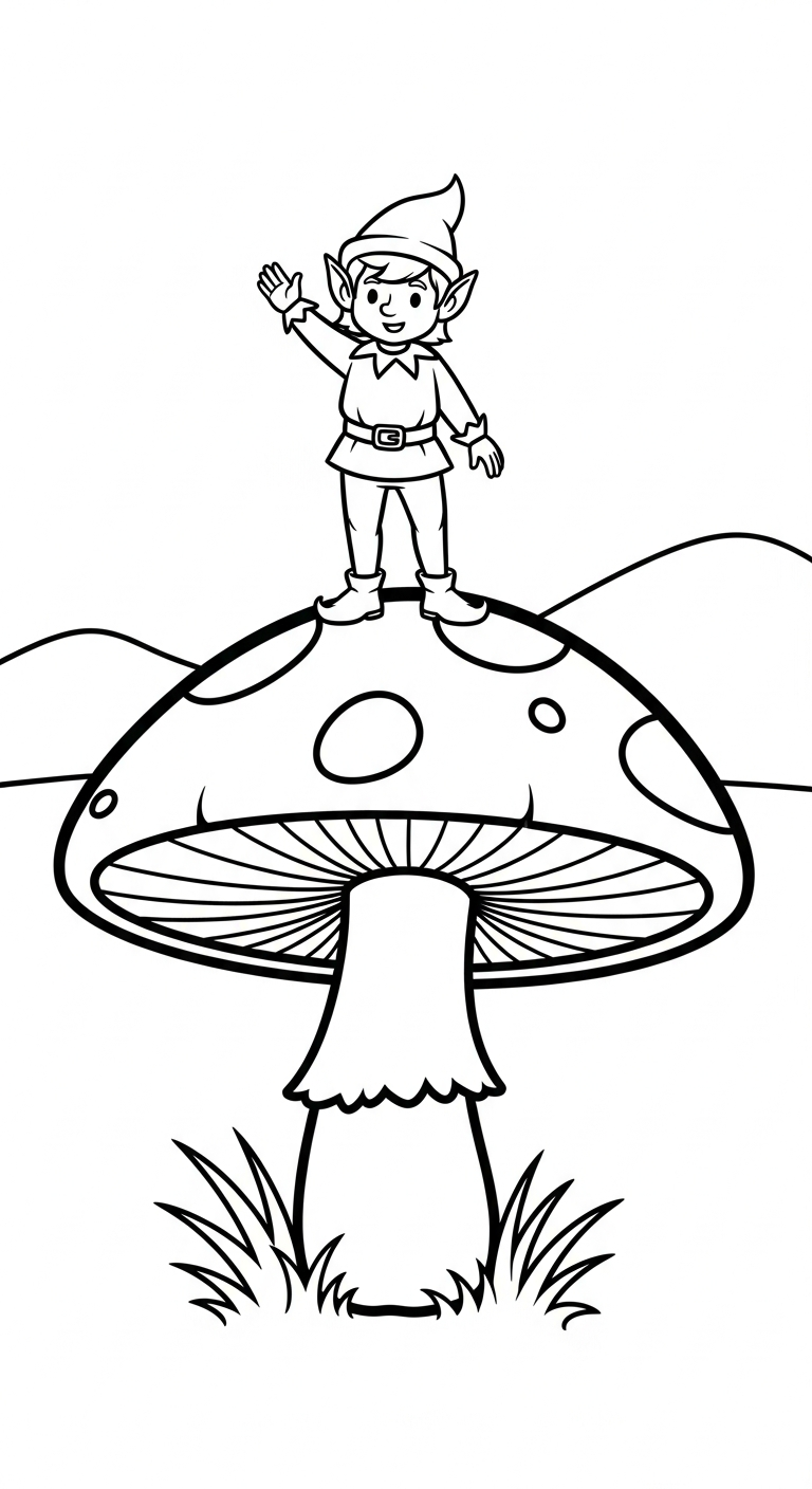 tải tranh tô màu cây nấm pdf