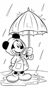 tải tranh tô màu chuột mickey chất lượng cao