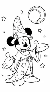 tải tranh tô màu chuột mickey chất lượng cao