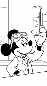 tải hình tô màu chuột mickey không mất tiền