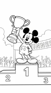 tải hình tô màu chuột mickey chất lượng cao