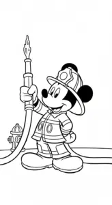 in tranh tô màu chuột mickey miễn phí