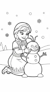 in tranh tô màu công chúa disney cho bé