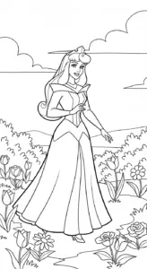tải hình tô màu công chúa disney cho bé 4 tuổi