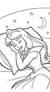 download hình tô màu công chúa disney cho bé