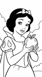 hình tô màu công chúa disney cho bé 8 tuổi