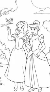 tải tranh tô màu công chúa disney cho bé 8 tuổi