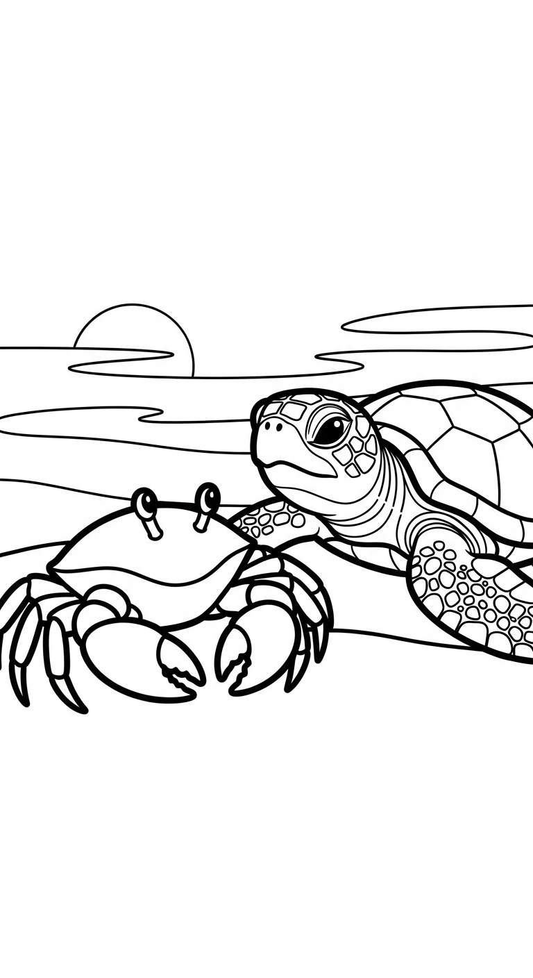 tải hình tô màu cua cho bé 7 tuổi