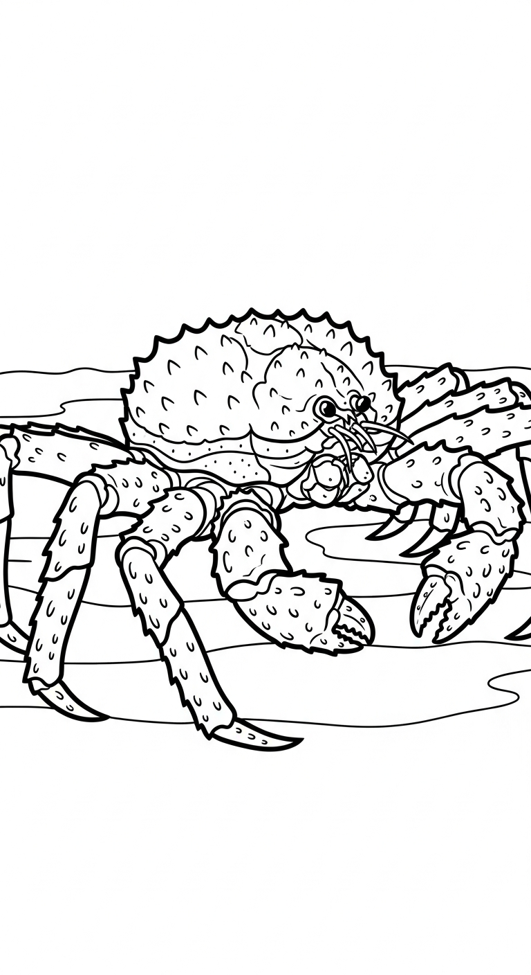 hình tô màu cua cho bé