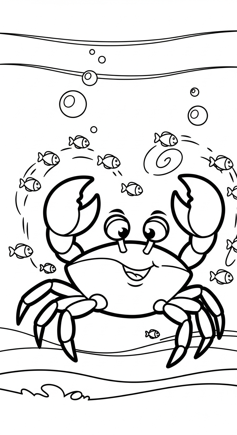 hình tô màu cua in ngay 1