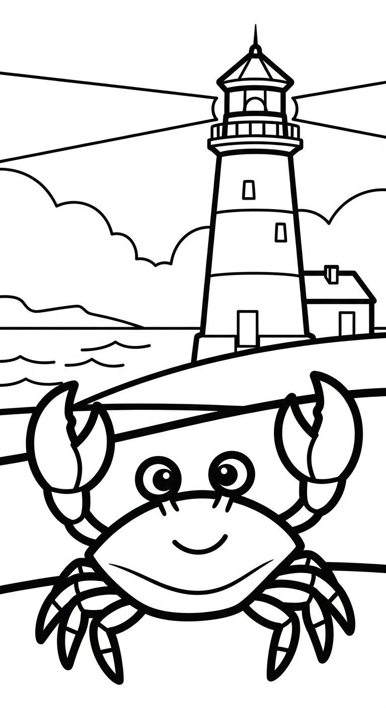 tải tranh tô màu cua cho bé