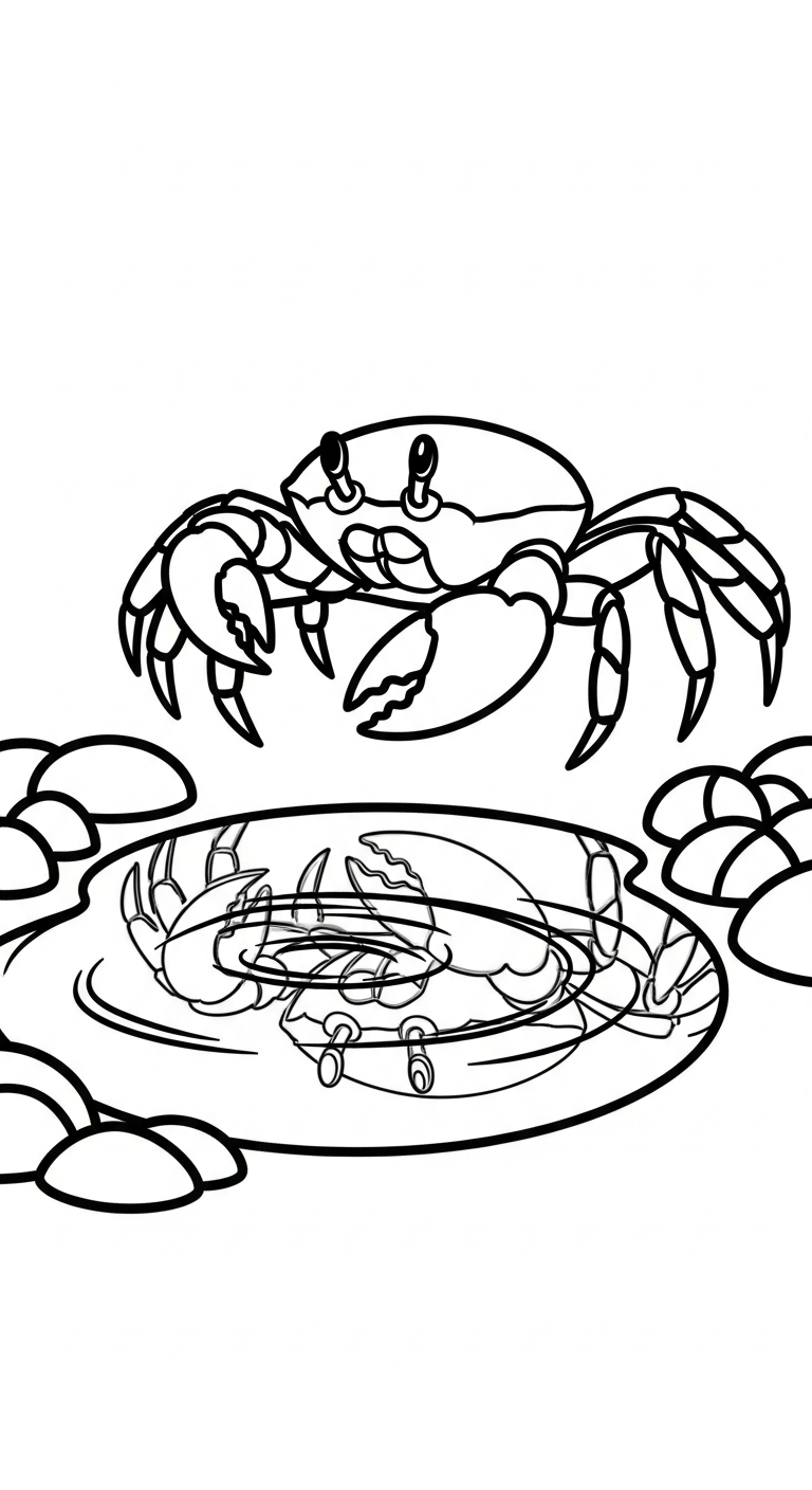 tải hình tô màu cua miễn phí