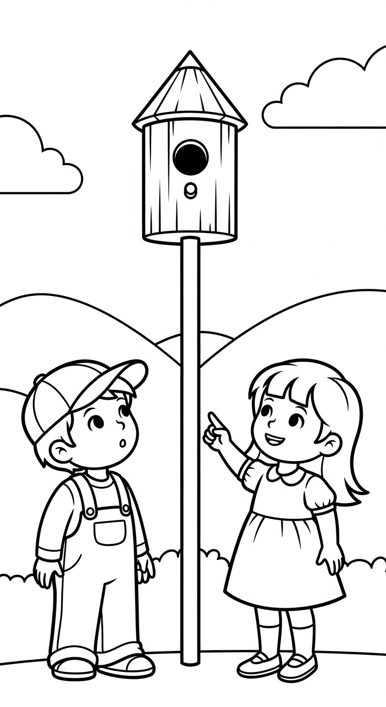 tải file tranh tô màu đôi bạn thân