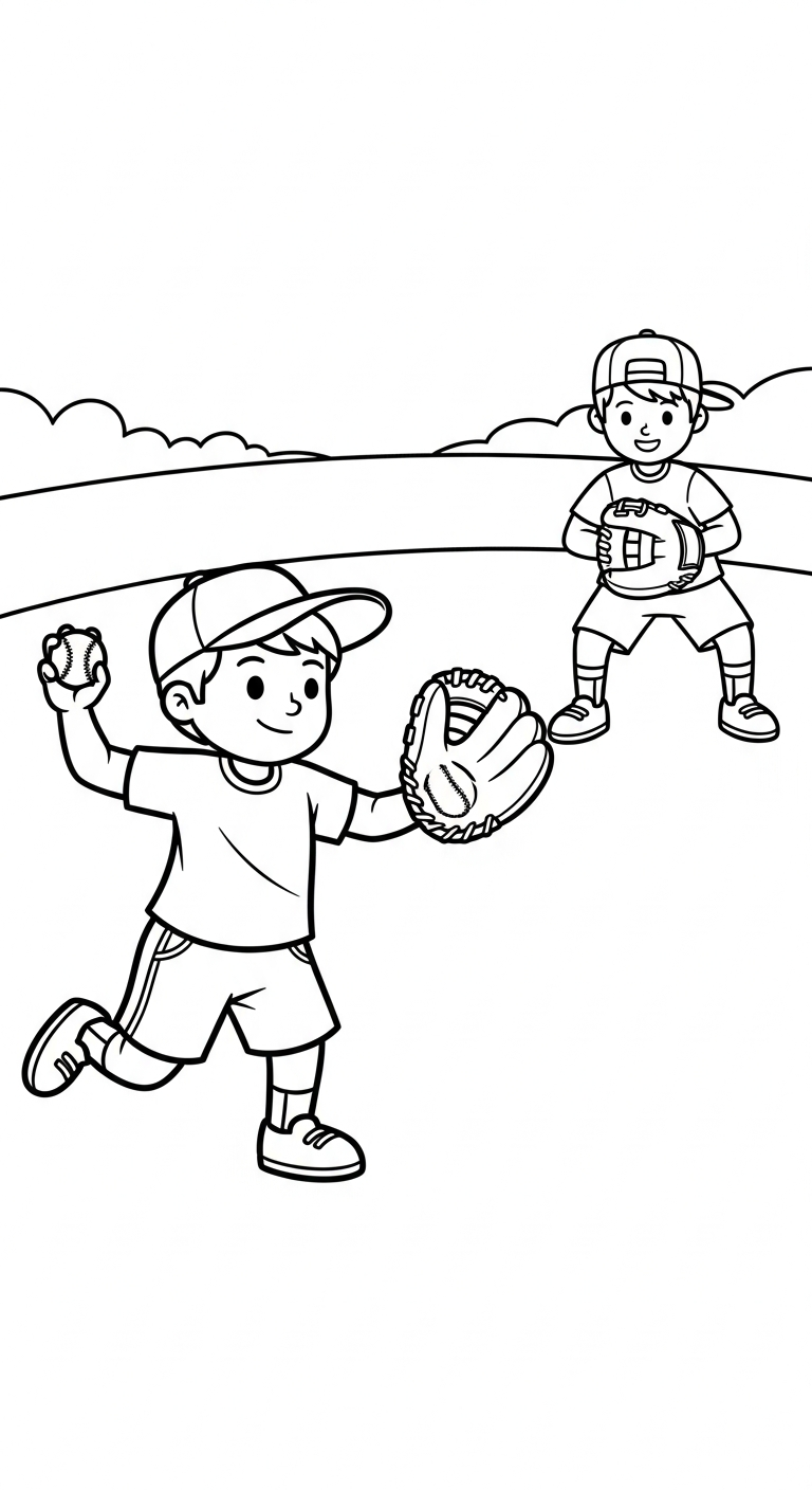 in hình tô màu đôi bạn thân cho bé 8 tuổi