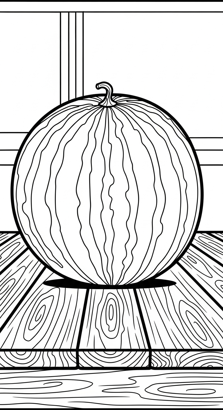 tải hình tô màu dưa hấu cho bé 7 tuổi