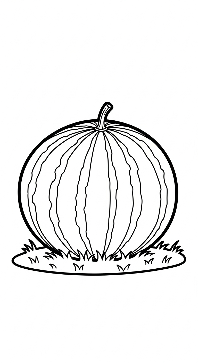 tải tranh tô màu dưa hấu 1