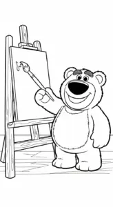 tranh tô màu gấu dâu lotso pdf
