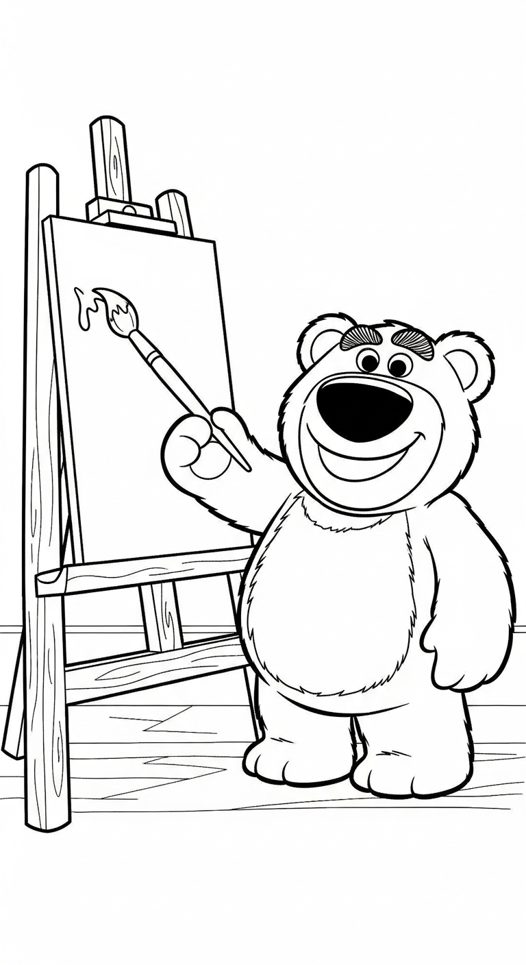 tranh tô màu gấu dâu lotso pdf