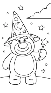 tải tranh tô màu gấu dâu lotso cho bé
