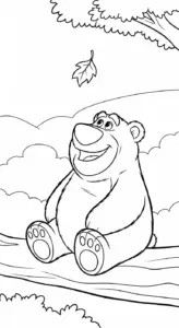 tải file hình tô màu gấu dâu lotso