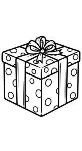 tranh tô màu hộp quà cho bé 6 tuổi