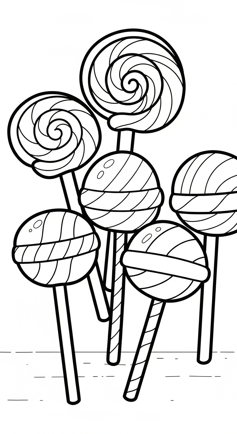 tải hình tô màu kẹo mút cho bé 3 tuổi 1