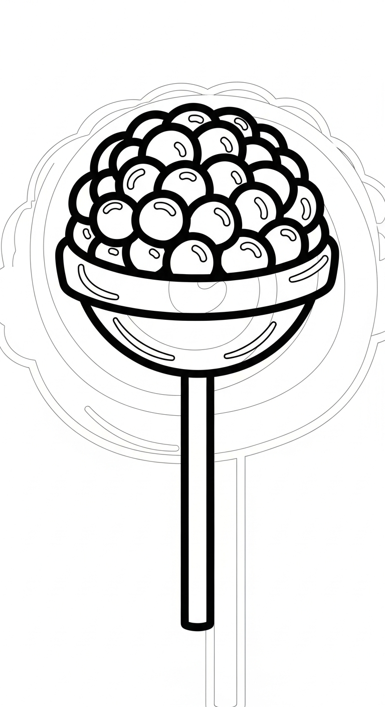 tải file tranh tô màu kẹo mút