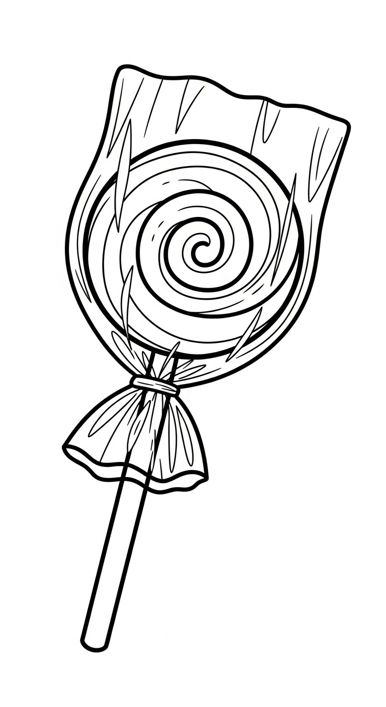 tải hình tô màu kẹo mút cho bé 7 tuổi