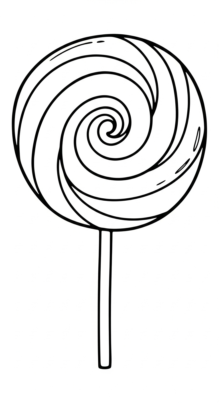 hình tô màu kẹo mút pdf