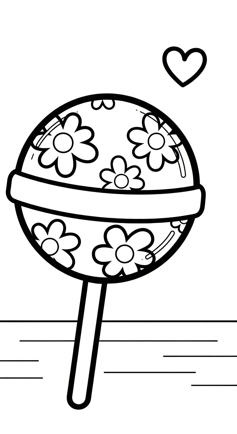 tải hình tô màu kẹo mút pdf