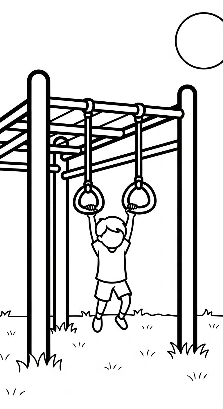 in tranh tô màu khu vui chơi cho bé 6 tuổi