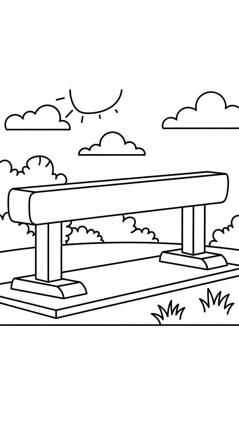 hình tô màu khu vui chơi cho bé 7 tuổi