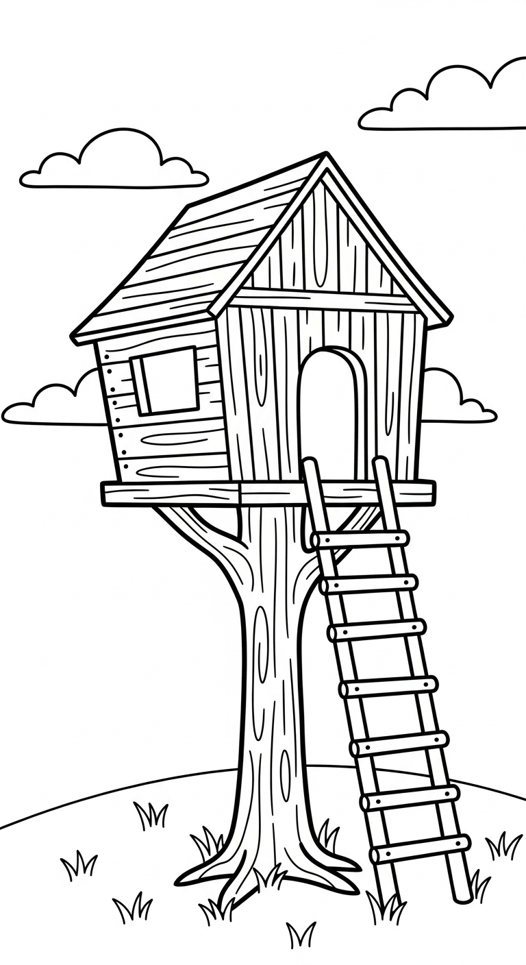 tải file tranh tô màu khu vui chơi