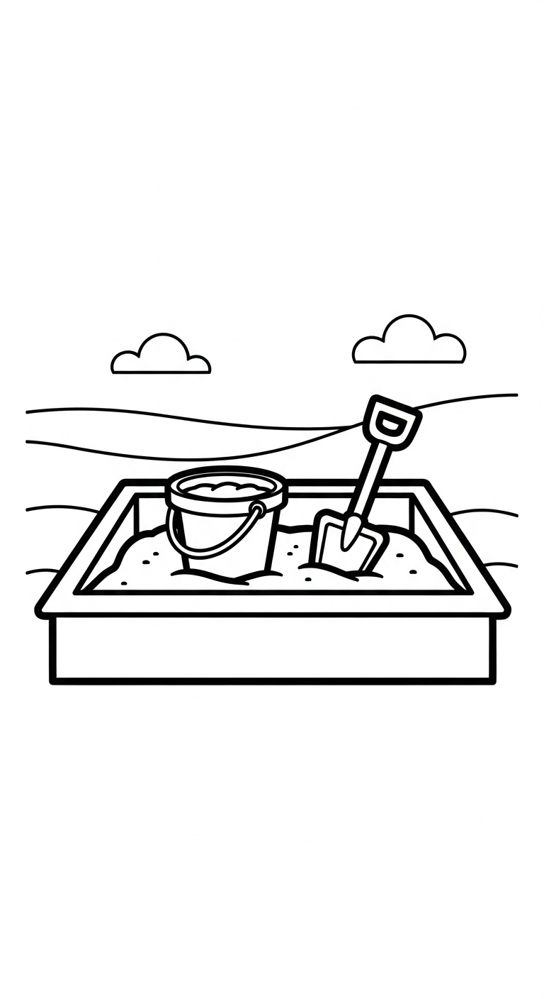 tải hình tô màu khu vui chơi cho bé 6 tuổi