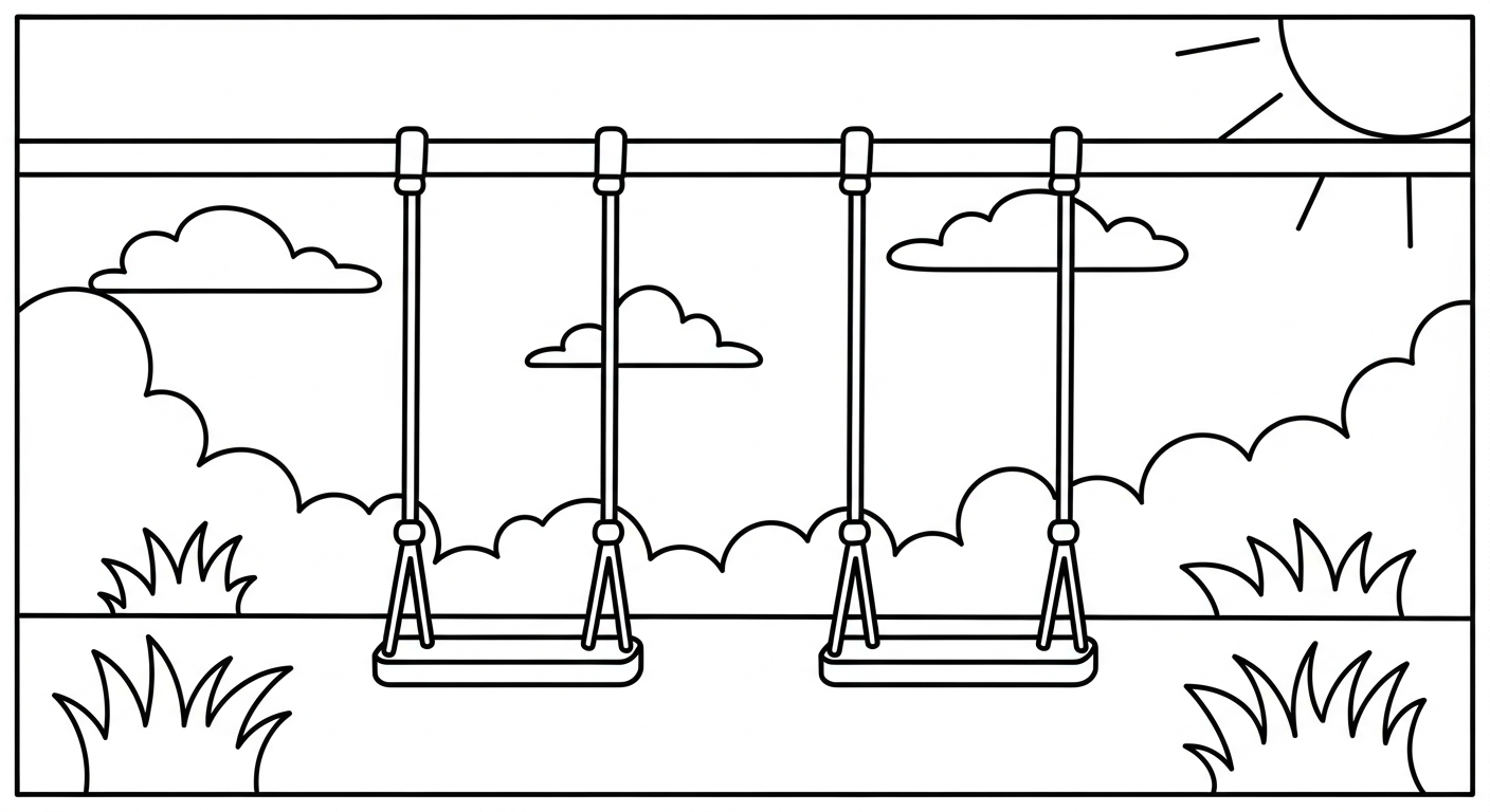 in hình tô màu khu vui chơi miễn phí