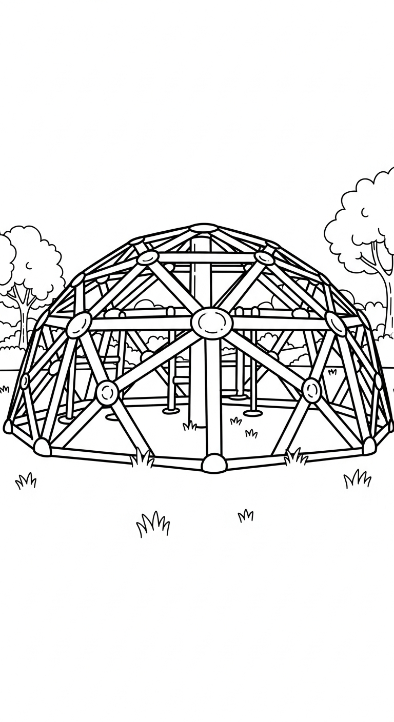 tranh tô màu khu vui chơi cho bé mới nhất