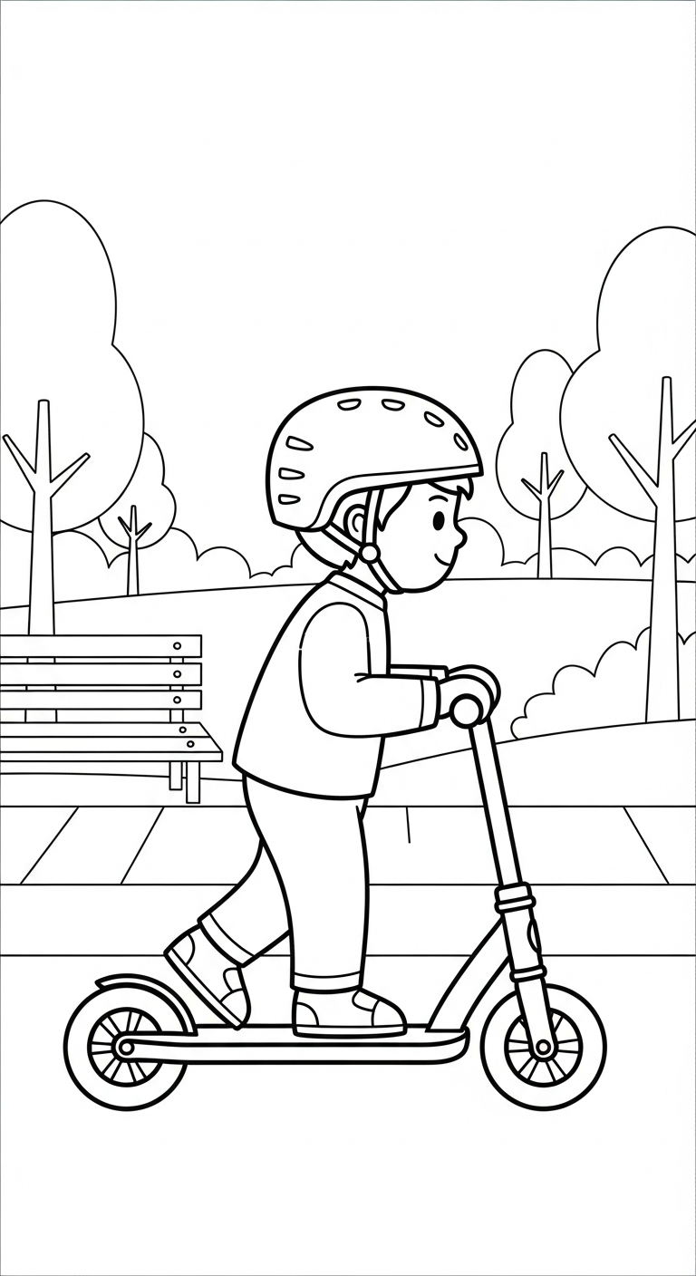 hình tô màu khu vui chơi pdf