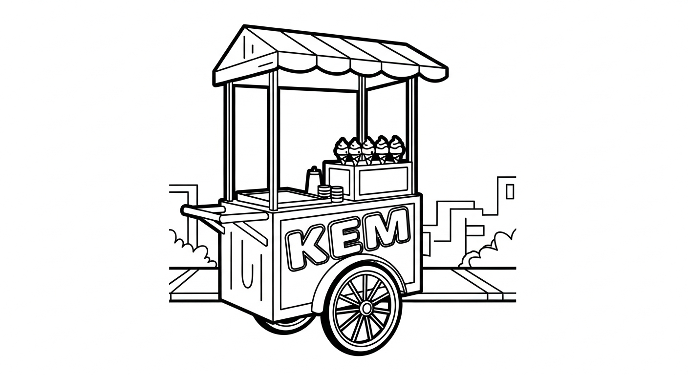 tranh tô màu khu vui chơi pdf