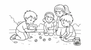 hình tô màu khu vui chơi cho bé mới nhất