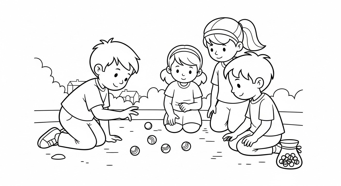 hình tô màu khu vui chơi cho bé mới nhất