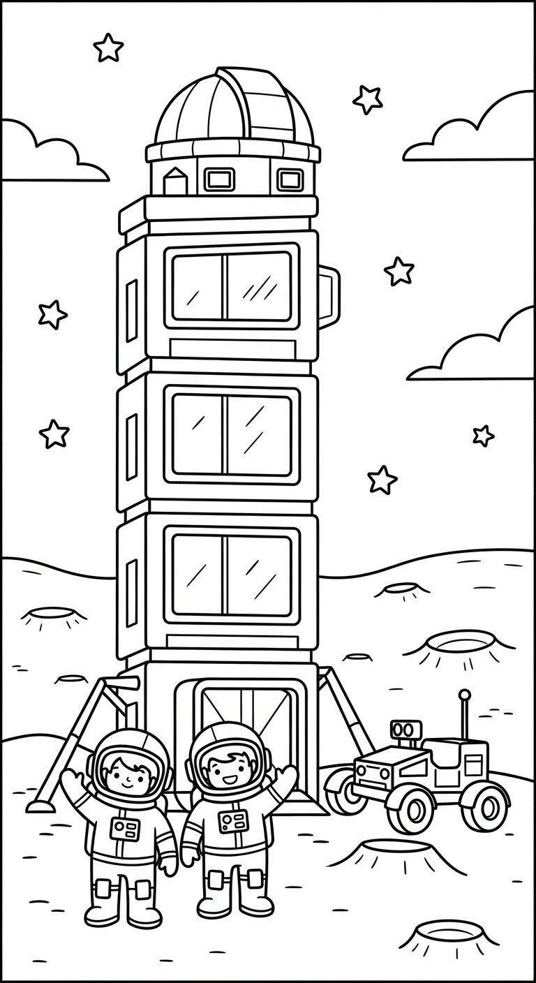 tải tranh tô màu mặt trăng cho bé 8 tuổi