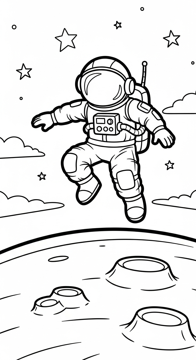 file pdf tranh tô màu mặt trăng cho bé