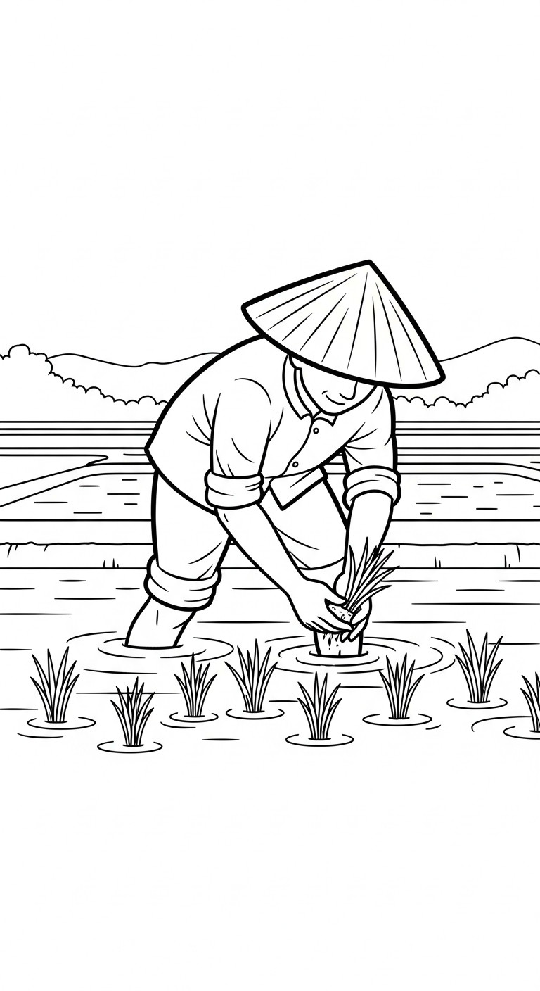 download hình tô màu mùa hè cho bé