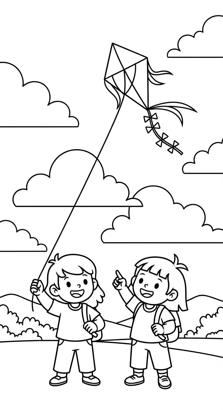 tranh tô màu mùa hè cho bé 8 tuổi